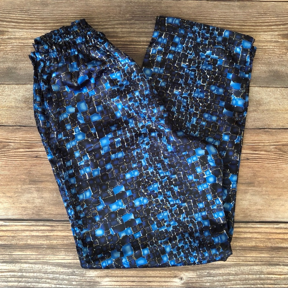 3/$24 Secret Treasures Sleep Pants Blue Medium